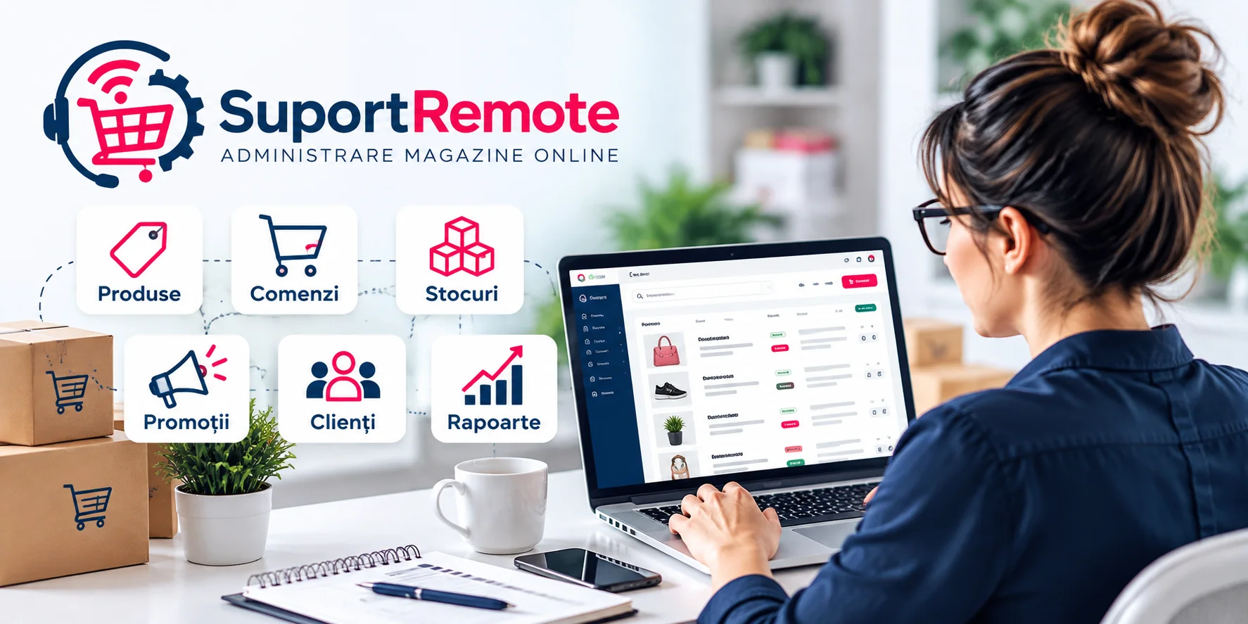 Administrare magazin online și externalizare